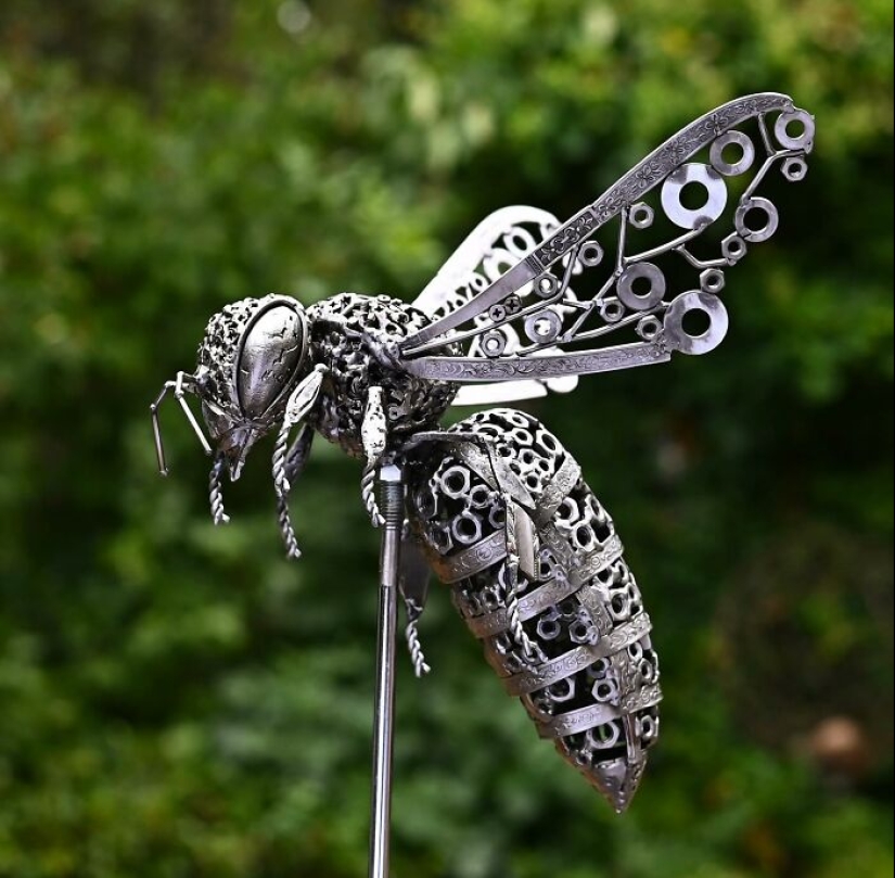 From Scrap To Sculptures: 15 Impressive Works Of Art Made By This Artist From Scrap To Sculptures: 15 Impressive Works Of Art Made By This Artist