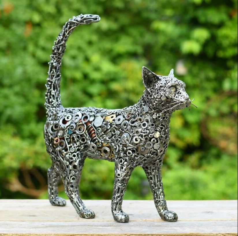 From Scrap To Sculptures: 15 Impressive Works Of Art Made By This Artist From Scrap To Sculptures: 15 Impressive Works Of Art Made By This Artist