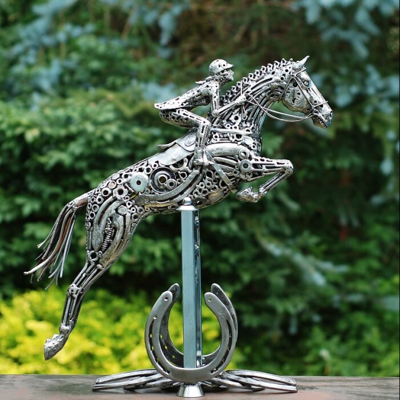 From Scrap To Sculptures: 15 Impressive Works Of Art Made By This Artist From Scrap To Sculptures: 15 Impressive Works Of Art Made By This Artist