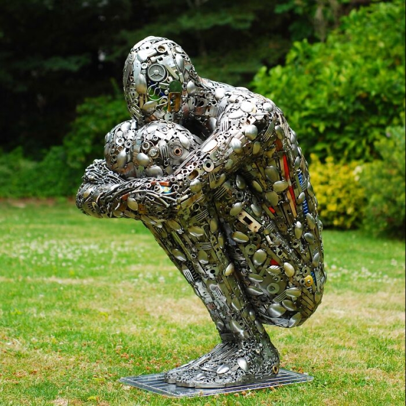 From Scrap To Sculptures: 15 Impressive Works Of Art Made By This Artist From Scrap To Sculptures: 15 Impressive Works Of Art Made By This Artist