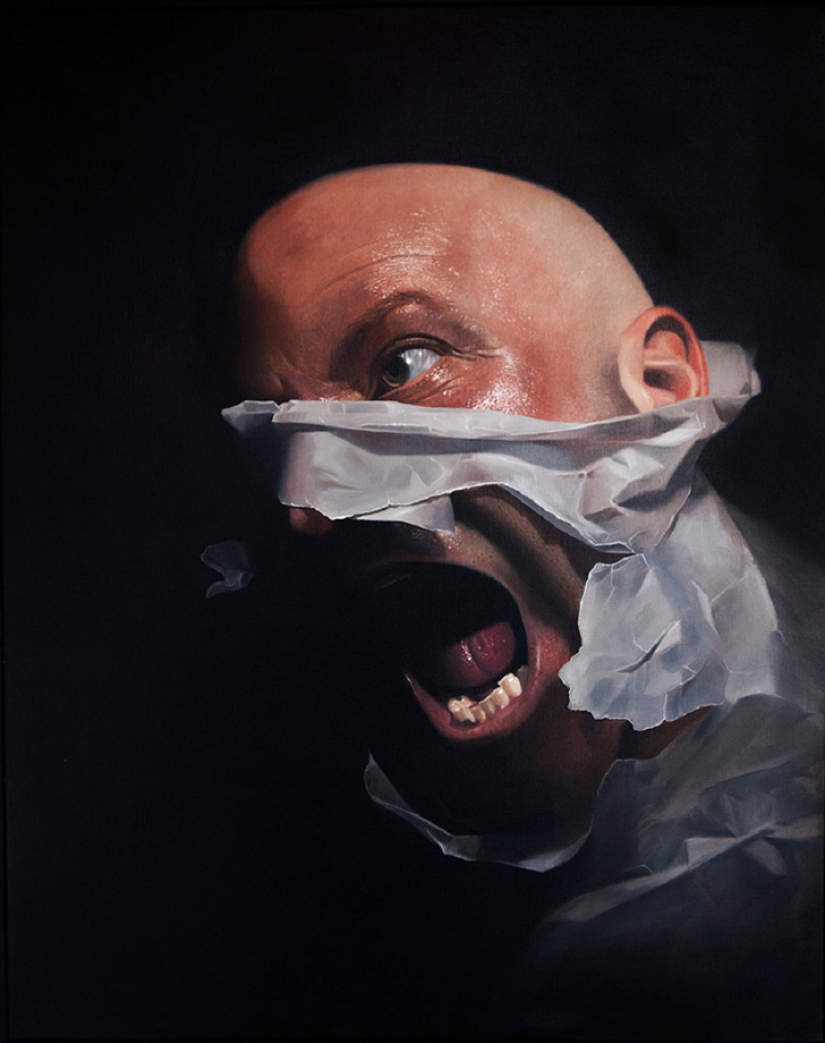 Hiperrealismo en las pinturas de Mike Dasras Hiperrealismo en las pinturas de Mike Dasras
