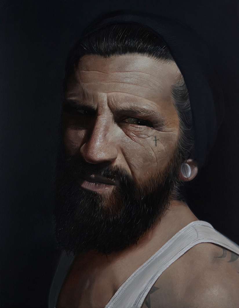 Hiperrealismo en las pinturas de Mike Dasras Hiperrealismo en las pinturas de Mike Dasras