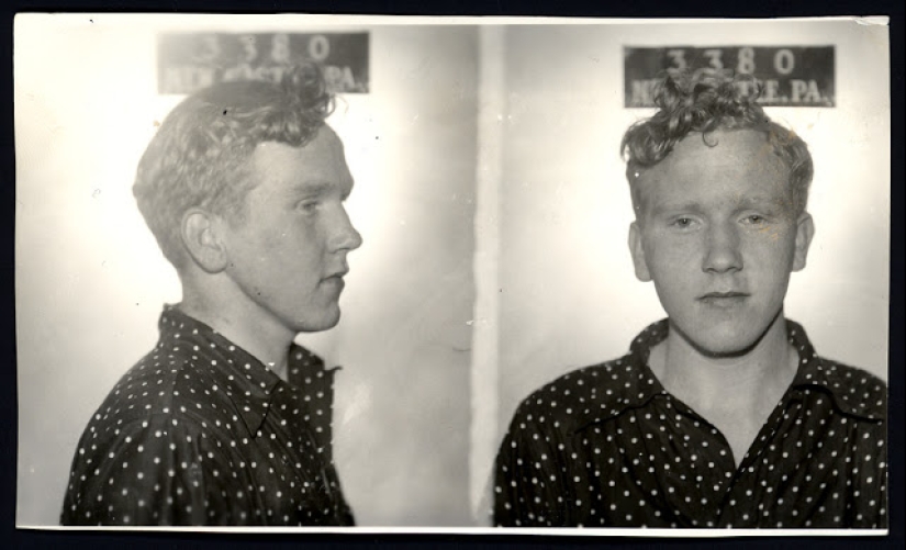 Historical pictures of criminals of the 1930s and 1940s Historical pictures of criminals of the 1930s and 1940s