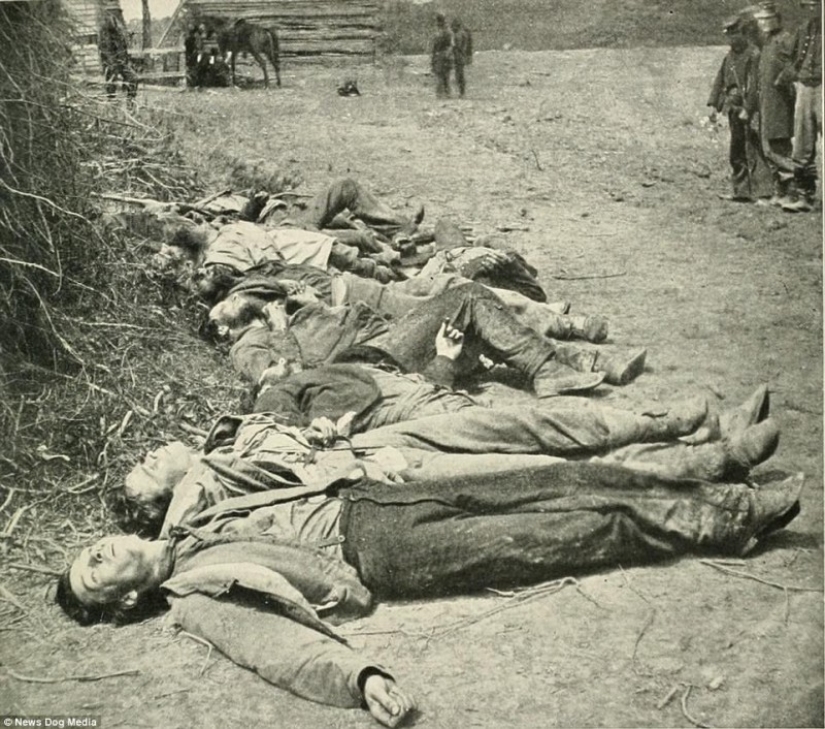 Horribles fotos de víctimas de la guerra más sangrienta de la historia de Estados Unidos Horribles fotos de víctimas de la guerra más sangrienta de la historia de Estados Unidos