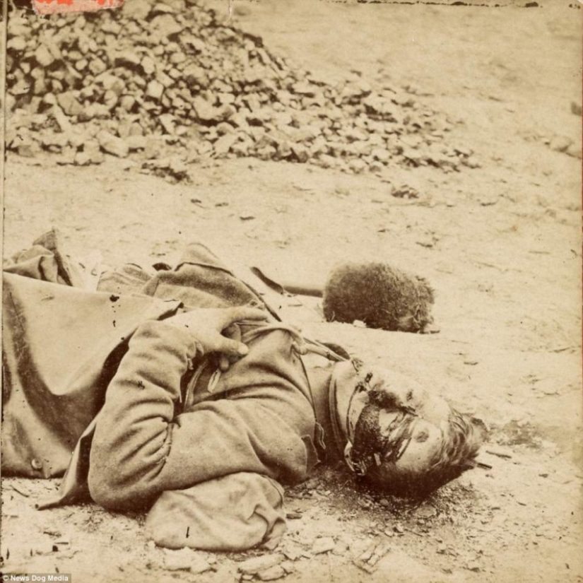 Horribles fotos de víctimas de la guerra más sangrienta de la historia de Estados Unidos Horribles fotos de víctimas de la guerra más sangrienta de la historia de Estados Unidos