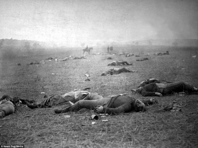 Horribles fotos de víctimas de la guerra más sangrienta de la historia de Estados Unidos Horribles fotos de víctimas de la guerra más sangrienta de la historia de Estados Unidos