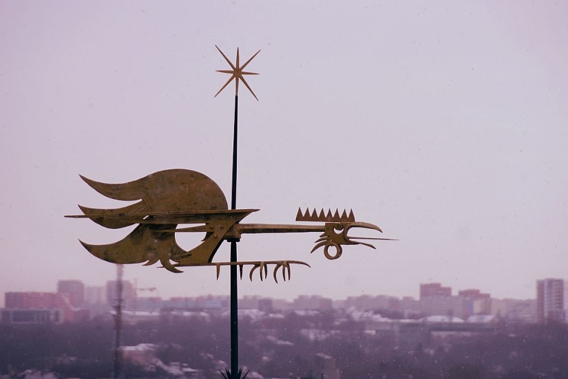 How did the weather vane appear and what tasks did it perform in different eras?