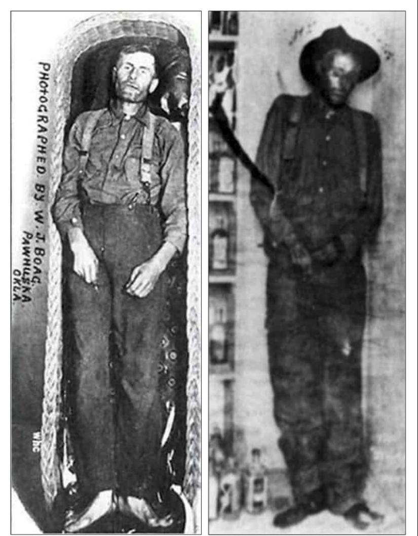 How the corpse of a bandit from the Wild West worked as a scarecrow in a modern amusement park