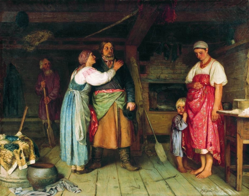 How unfaithful wives were punished in Rus&#39;