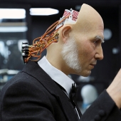 Hyper-realistic humanoid robots are being developed at the Ex-Robots plant in China Hyper-realistic humanoid robots are being developed at the Ex-Robots plant in China