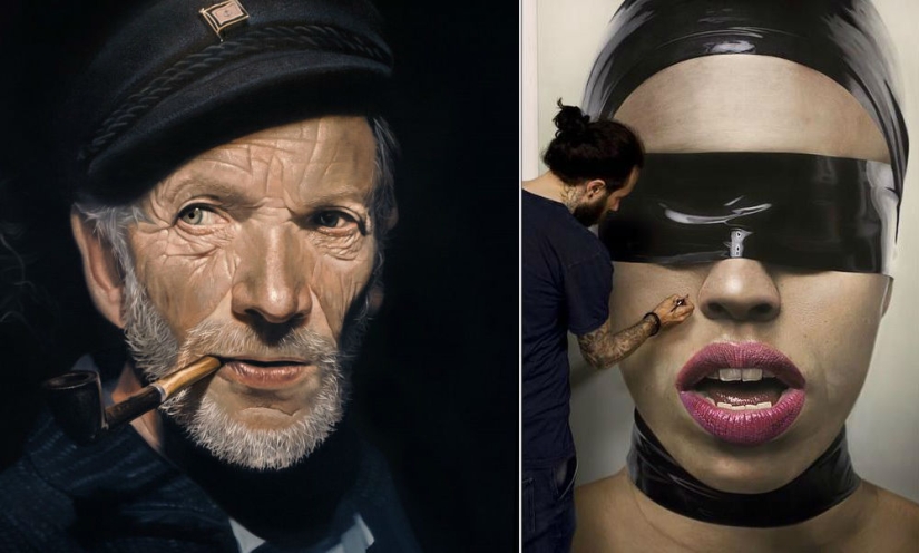 Hyperrealism in the paintings of Mike Dasras Hyperrealism in the paintings of Mike Dasras