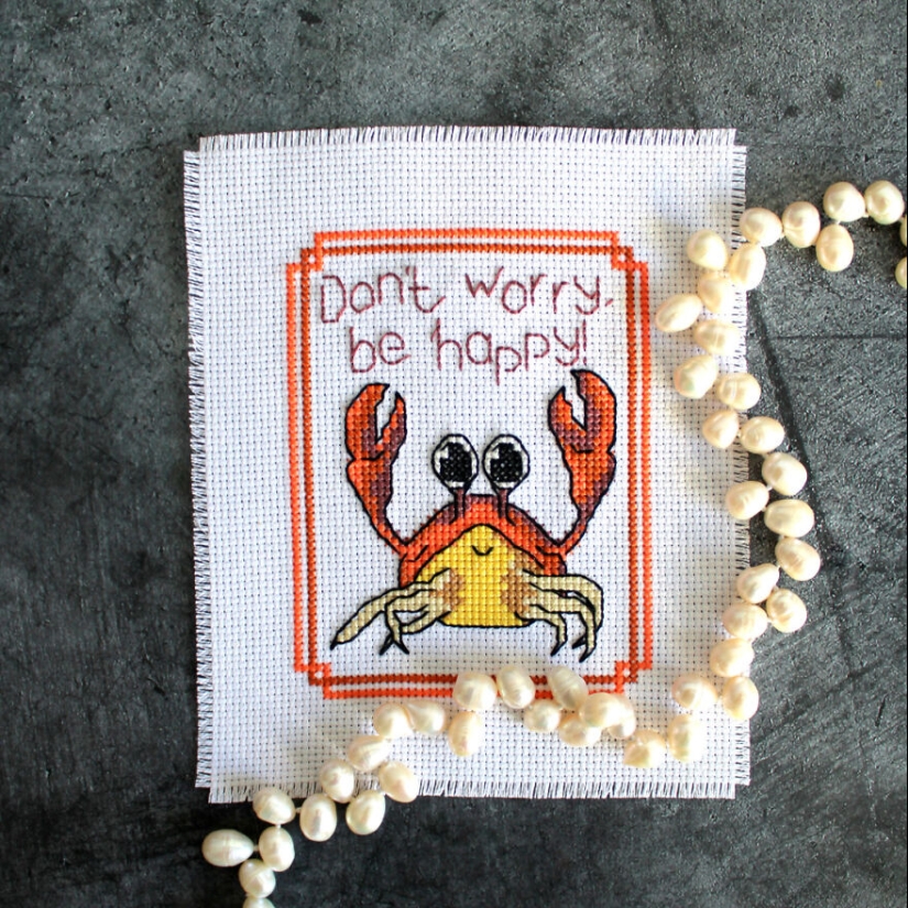 I Create Small And Simple Cross-Stitch Patterns I Create Small And Simple Cross-Stitch Patterns