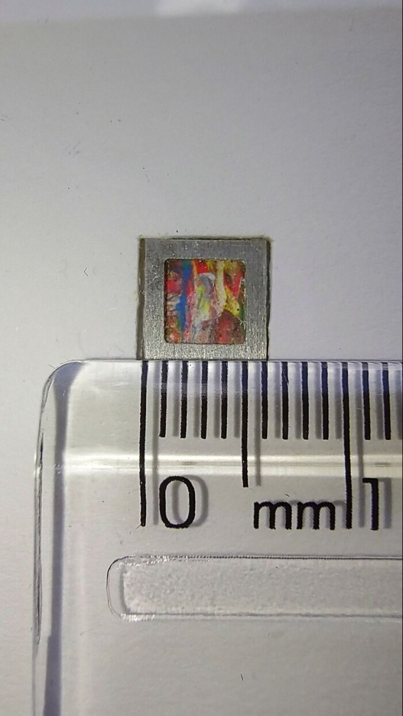 I Create The Smallest Painting In The World I Create The Smallest Painting In The World