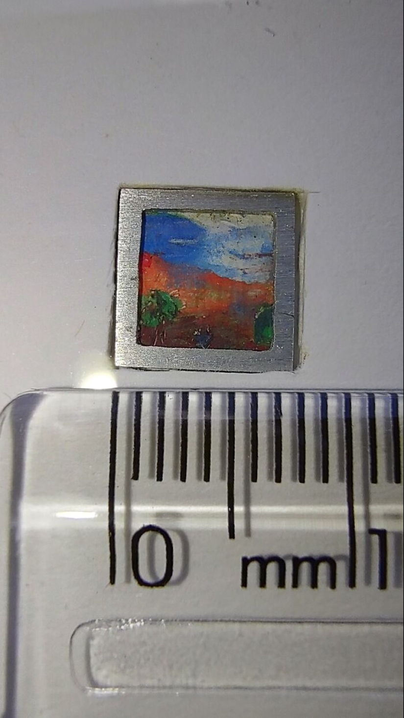 I Create The Smallest Painting In The World I Create The Smallest Painting In The World