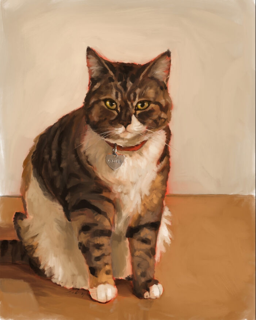 I Make Digital Paintings Of Dogs, Cats, And Other Animals I Make Digital Paintings Of Dogs, Cats, And Other Animals