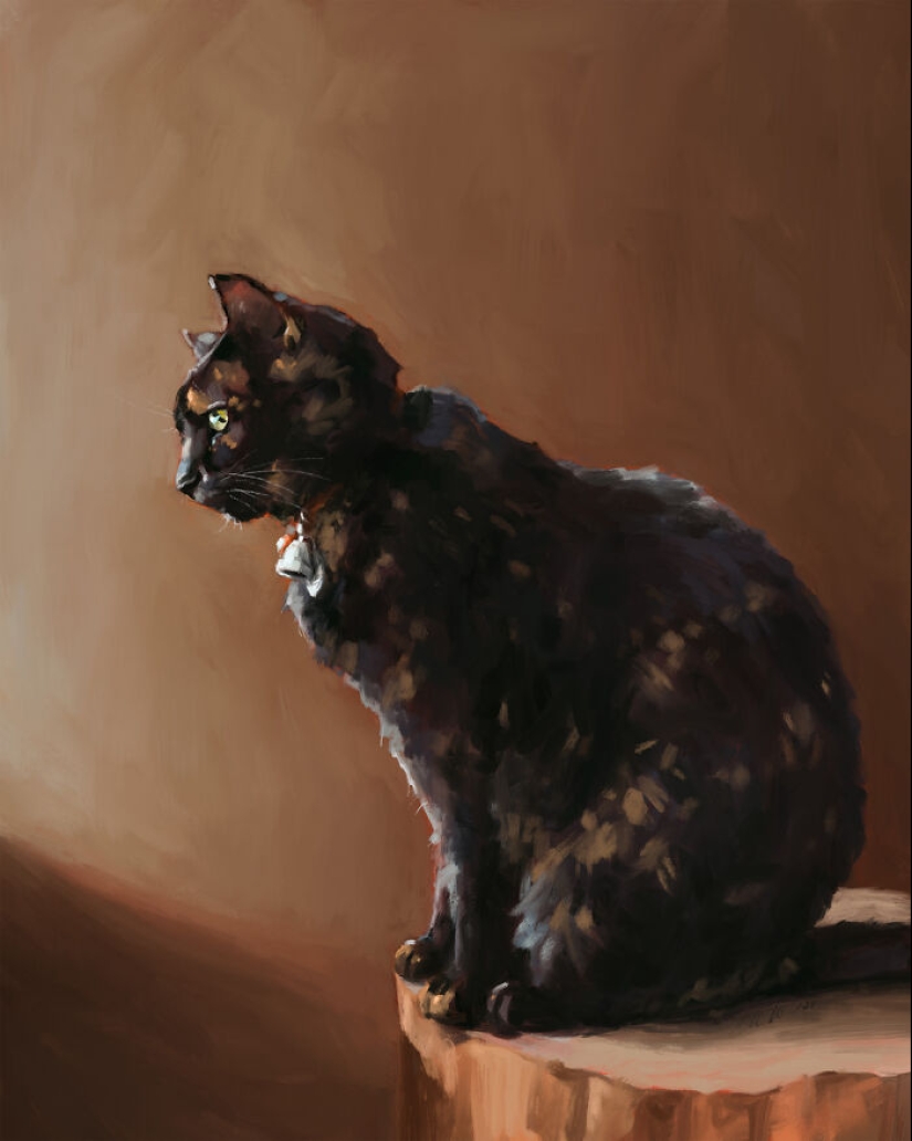 I Make Digital Paintings Of Dogs, Cats, And Other Animals I Make Digital Paintings Of Dogs, Cats, And Other Animals