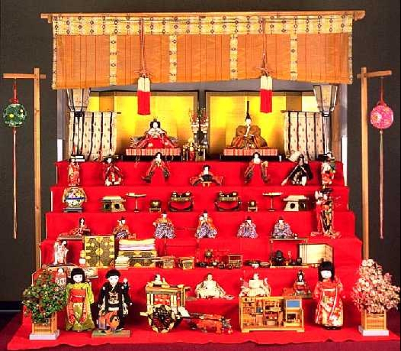 In Japan celebrate girls Hina Matsuri In Japan celebrate girls Hina Matsuri