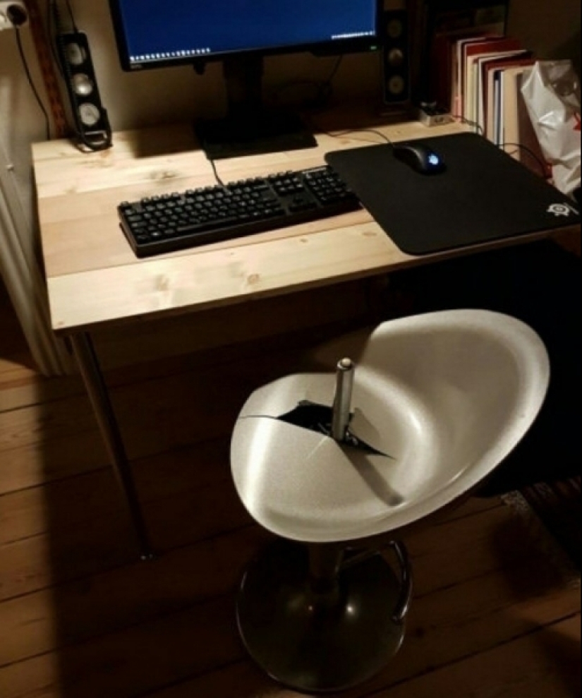 It hurt to look! 22 pictures, which may lead to nervous breakdown