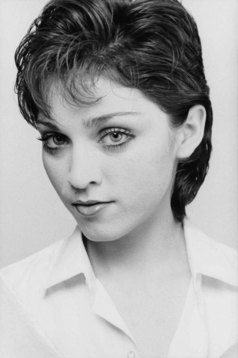Joven y todavía desconocido Madonna con fotografías de Michael McDonnell Joven y todavía desconocido Madonna con fotografías de Michael McDonnell