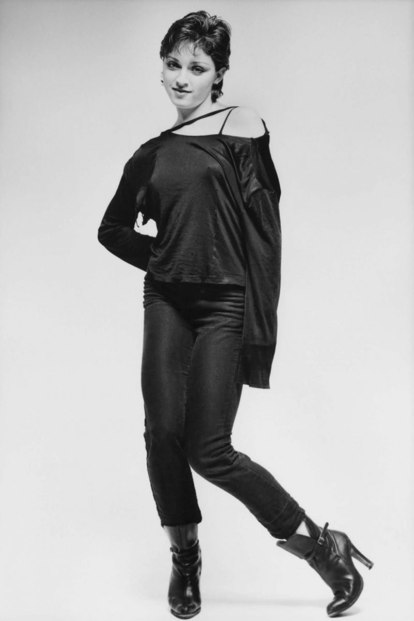 Joven y todavía desconocido Madonna con fotografías de Michael McDonnell Joven y todavía desconocido Madonna con fotografías de Michael McDonnell
