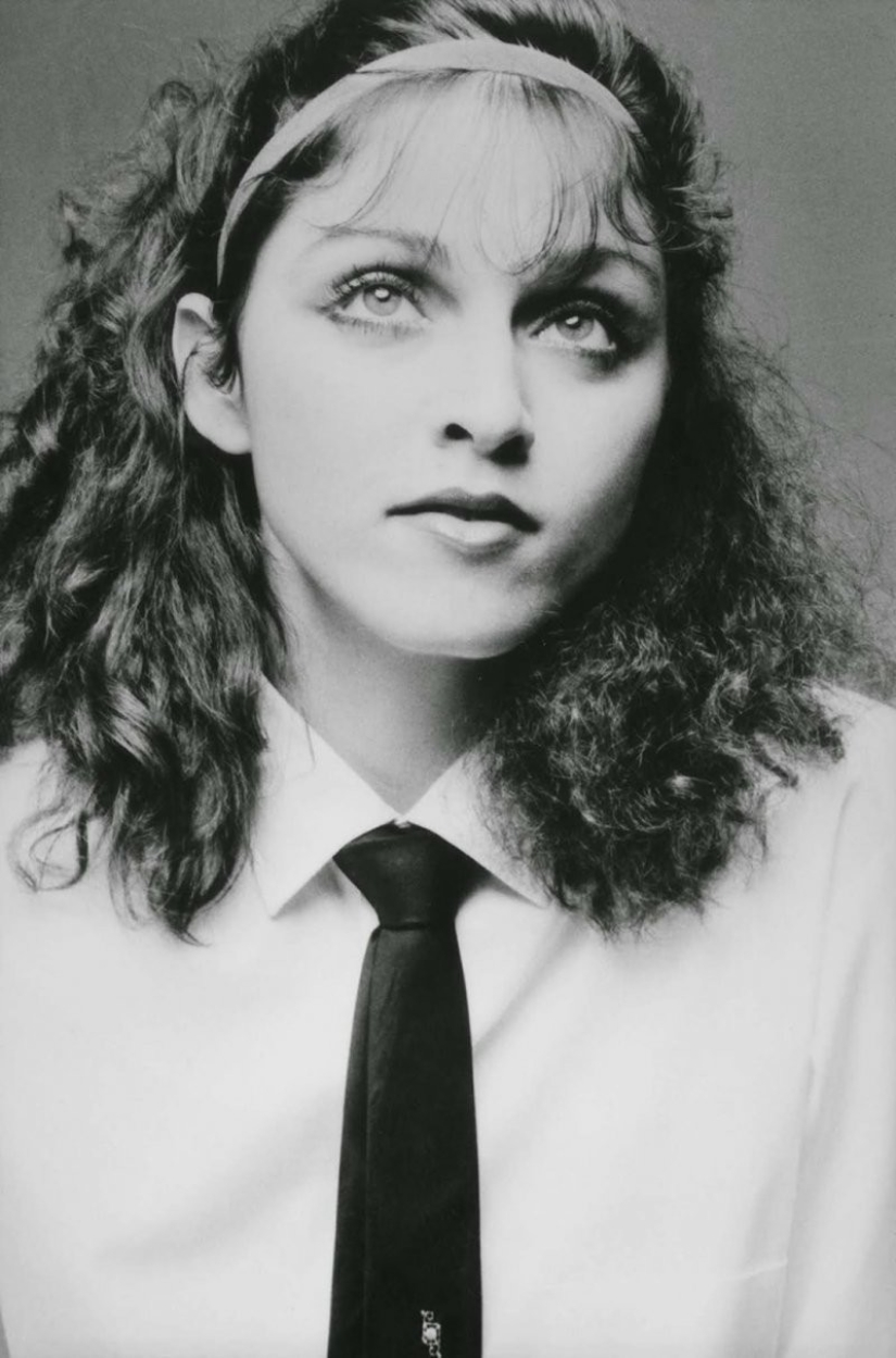 Joven y todavía desconocido Madonna con fotografías de Michael McDonnell Joven y todavía desconocido Madonna con fotografías de Michael McDonnell