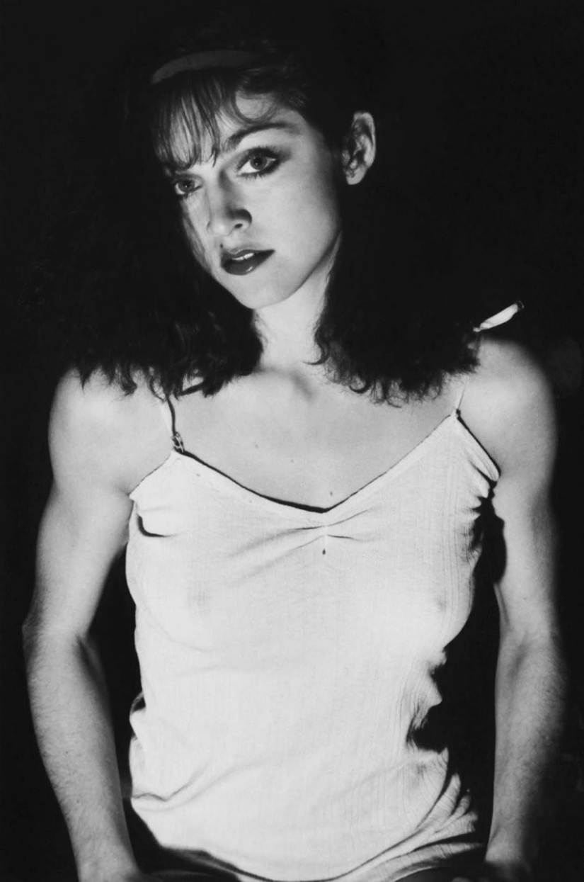 Joven y todavía desconocido Madonna con fotografías de Michael McDonnell Joven y todavía desconocido Madonna con fotografías de Michael McDonnell