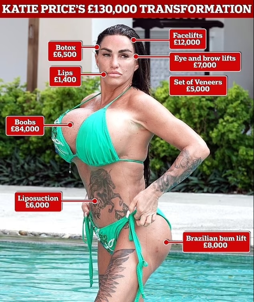 Katie Price sorprende al revelar los resultados de su 'levantamiento de trasero' en una PEQUEÑA tanga negra