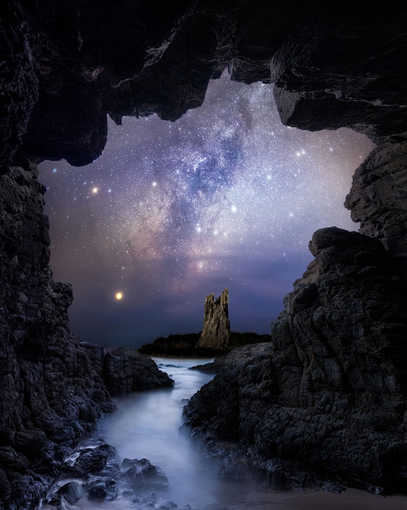 La belleza del cielo estrellado en las fotos de Marcin Hare