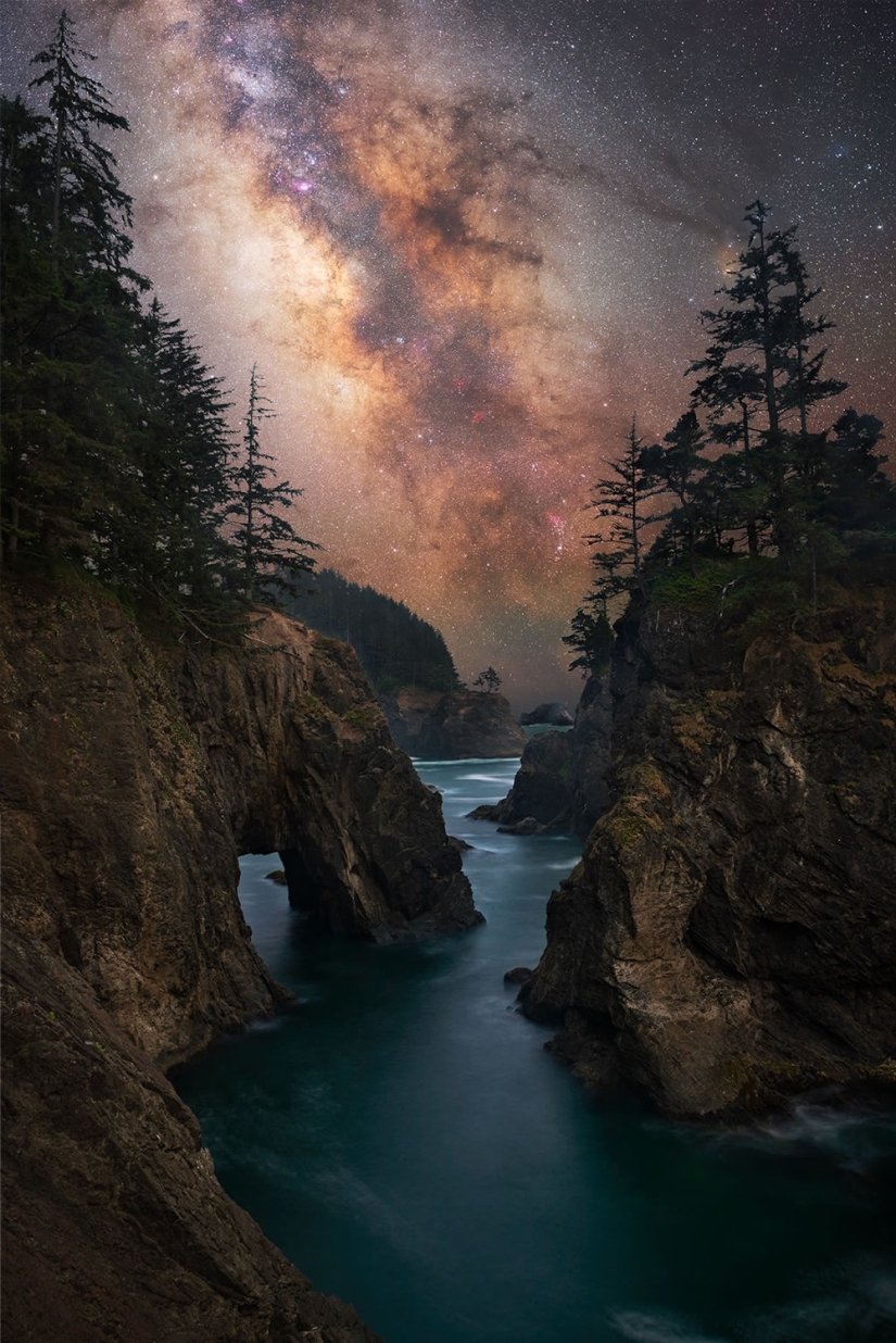 La belleza del cielo estrellado en las fotos de Marcin Hare