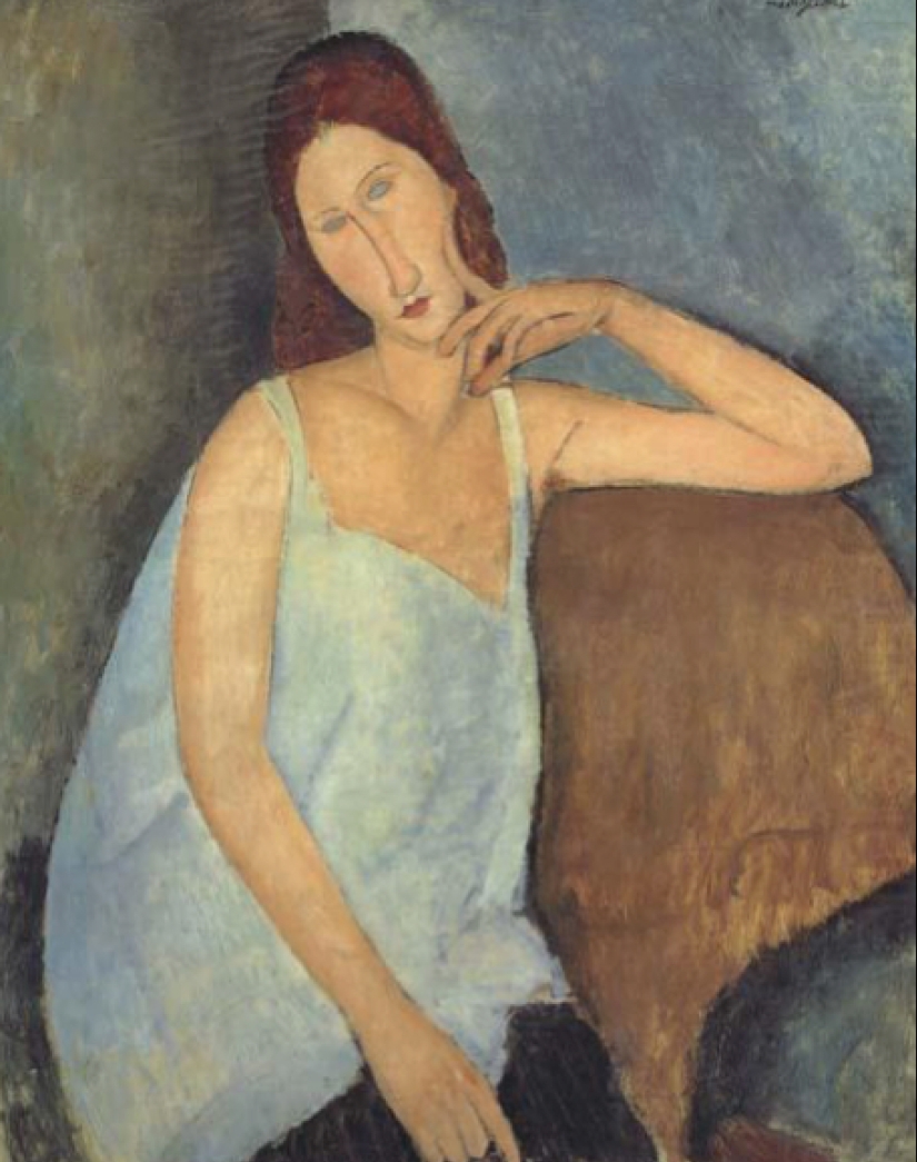 "La maldición" de Amadeo Modigliani "La maldición" de Amadeo Modigliani