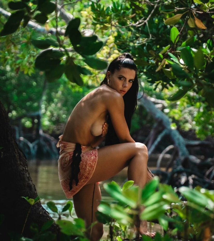 La modelo y bailarina Shyla Gatta en candentes fotografías de las redes sociales