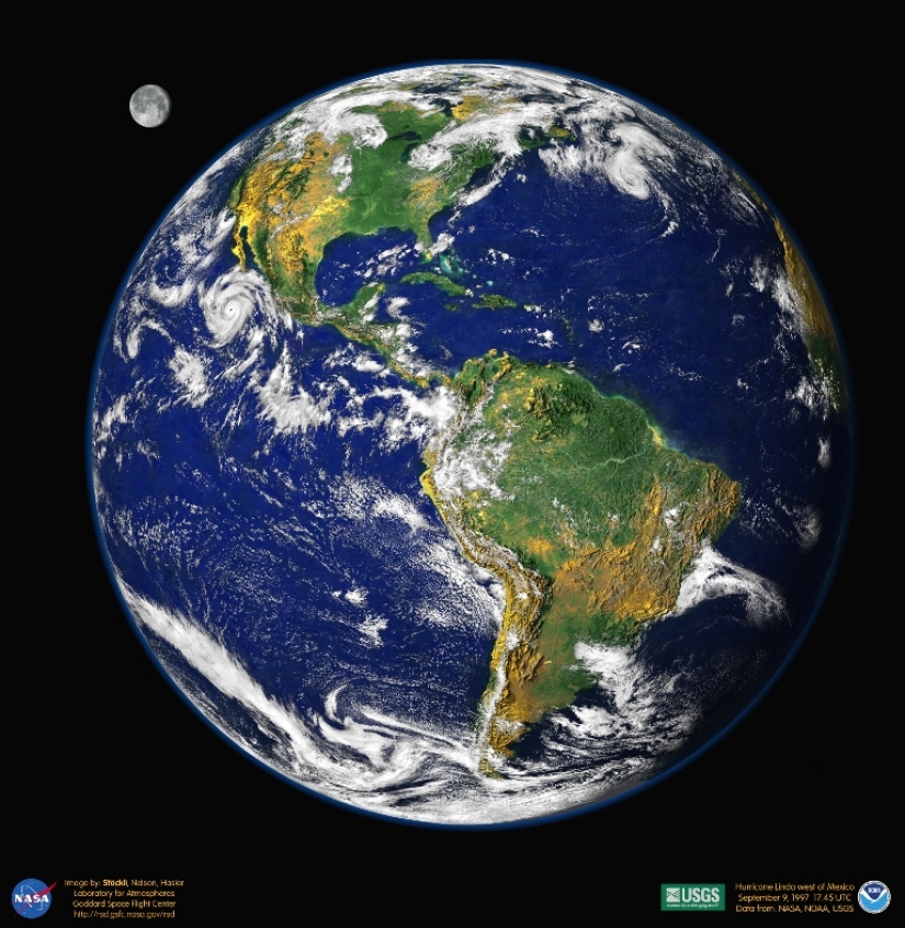 Las fotografías más famosas de la Tierra desde el espacio.