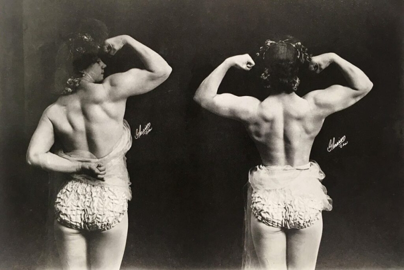 Lavery Vallee was the most famous female bodybuilder of the Victorian era.