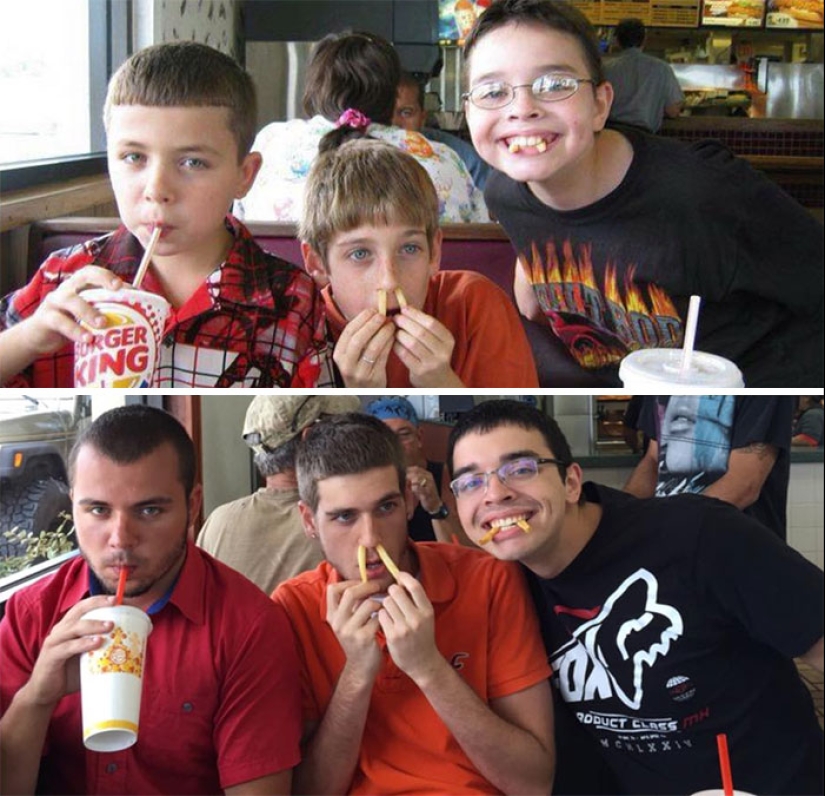 Lo que ha crecido, ha crecido — los 19 mejores intentos de reproducir fotos de niños Lo que ha crecido, ha crecido — los 19 mejores intentos de reproducir fotos de niños