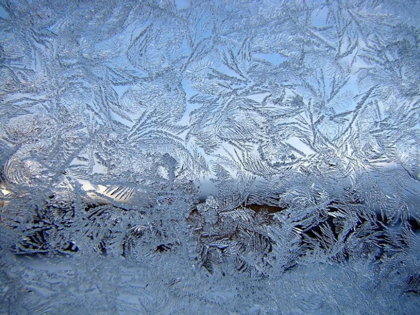 Magia de invierno sobre vidrio Magia de invierno sobre vidrio