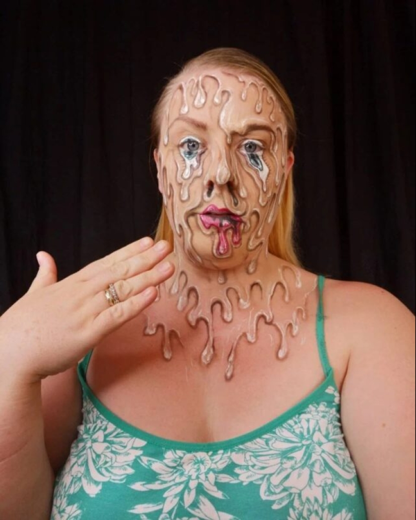 Make-up artist Hannah Grace and her incredible make-up illusions Make-up artist Hannah Grace and her incredible make-up illusions