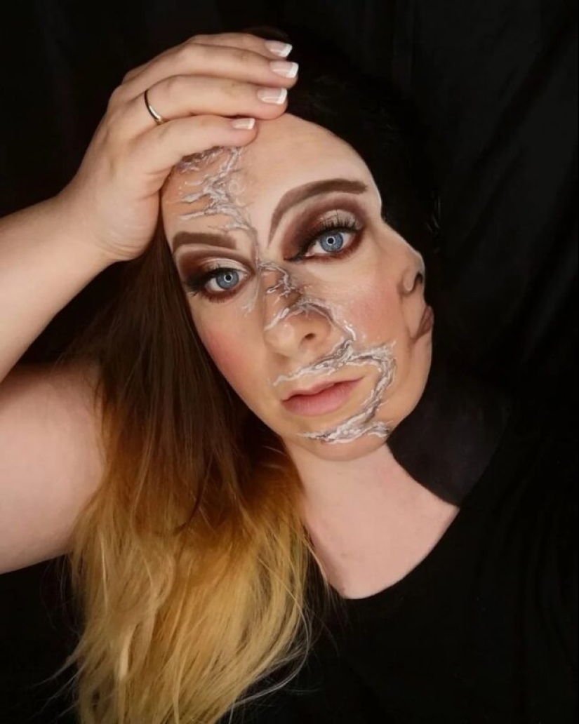 Make-up artist Hannah Grace and her incredible make-up illusions Make-up artist Hannah Grace and her incredible make-up illusions