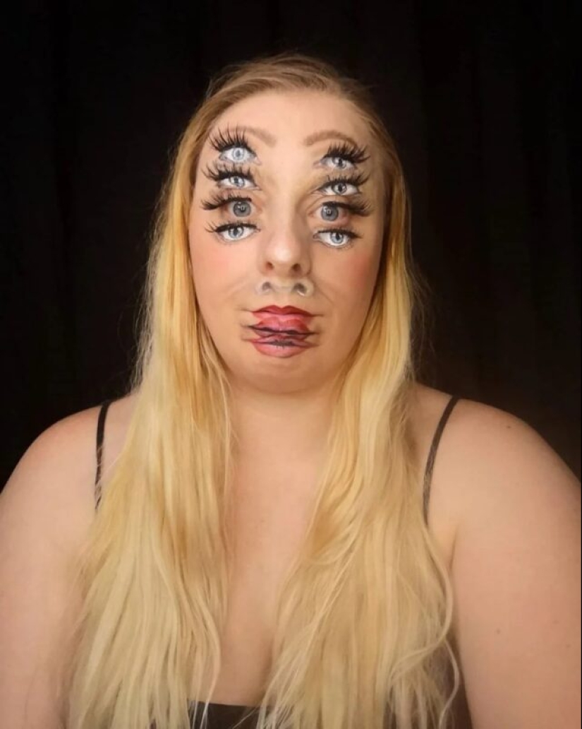 Make-up artist Hannah Grace and her incredible make-up illusions Make-up artist Hannah Grace and her incredible make-up illusions