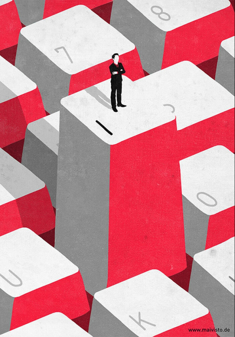 “Mindshots”: Sergio Ingravalle’s Masterful Illustrations That Speak Volumes “Mindshots”: Sergio Ingravalle’s Masterful Illustrations That Speak Volumes