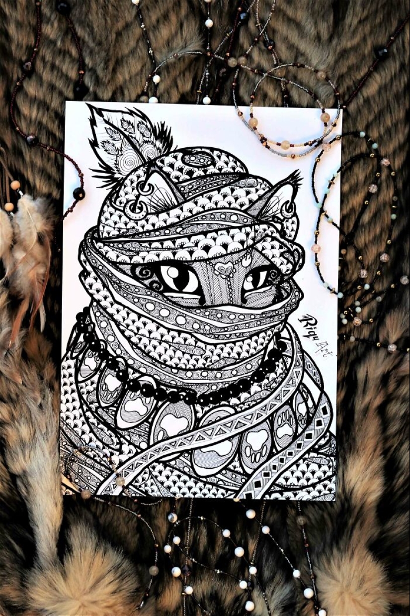 Muri-Cati: Mis 13 ilustraciones que representan la tribu felina desconocida Muri-Cati: Mis 13 ilustraciones que representan la tribu felina desconocida