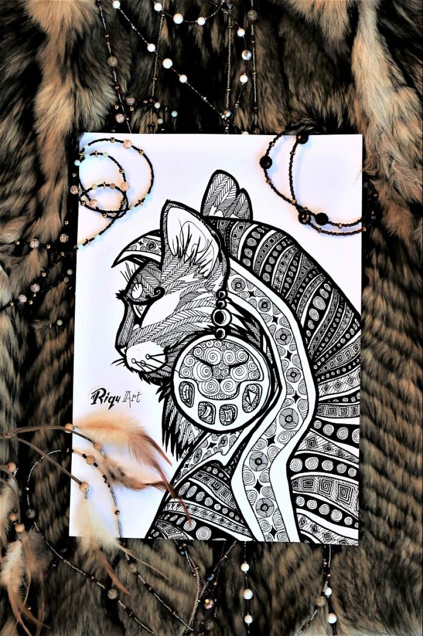 Muri-Cati: Mis 13 ilustraciones que representan la tribu felina desconocida Muri-Cati: Mis 13 ilustraciones que representan la tribu felina desconocida