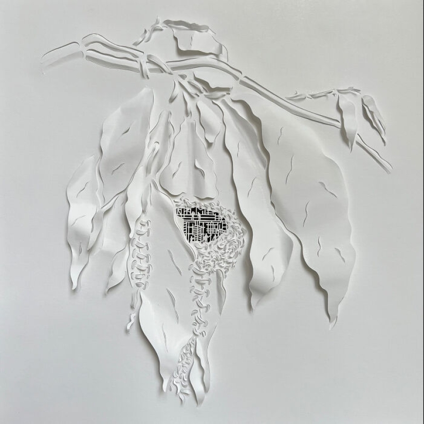 My Hand-Carved Designs From Paper Inspired By Natural Elements My Hand-Carved Designs From Paper Inspired By Natural Elements