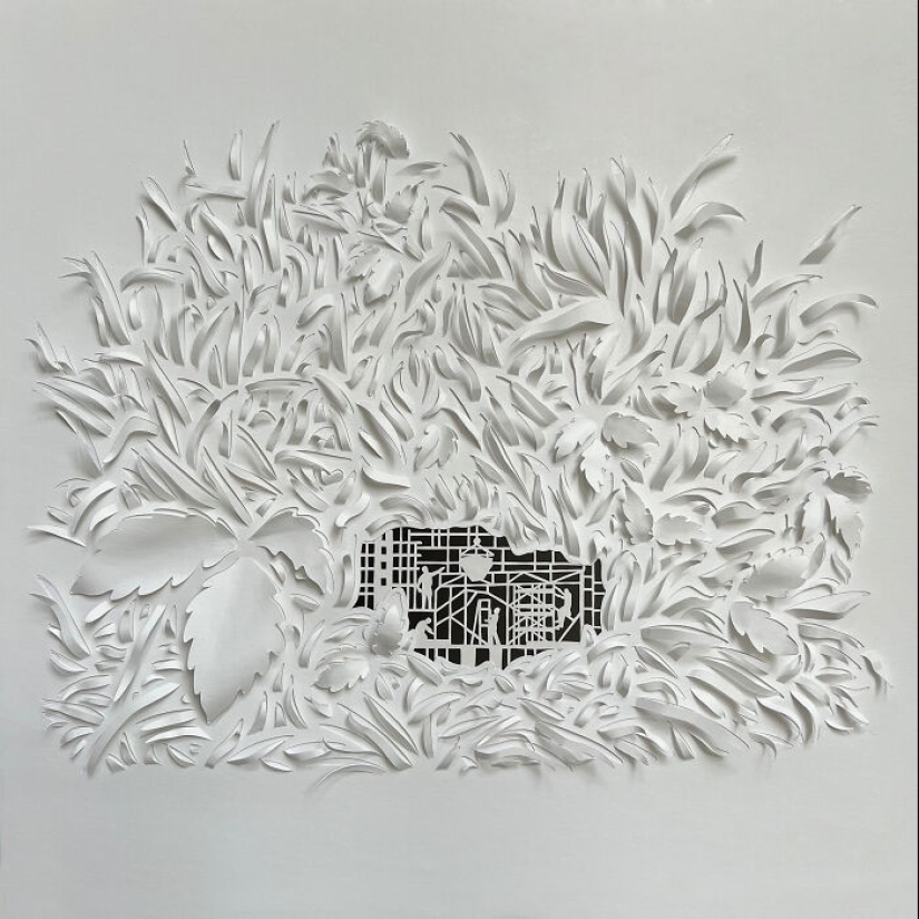 My Hand-Carved Designs From Paper Inspired By Natural Elements My Hand-Carved Designs From Paper Inspired By Natural Elements
