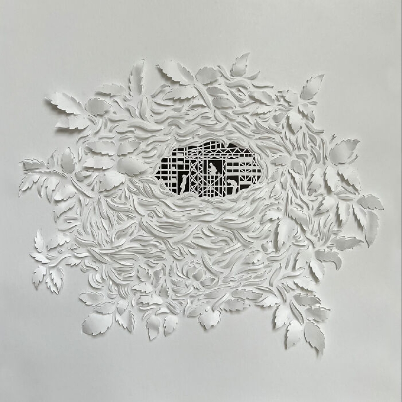 My Hand-Carved Designs From Paper Inspired By Natural Elements My Hand-Carved Designs From Paper Inspired By Natural Elements
