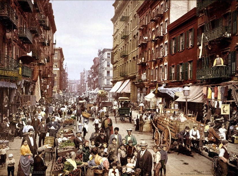 New York 1900 in color