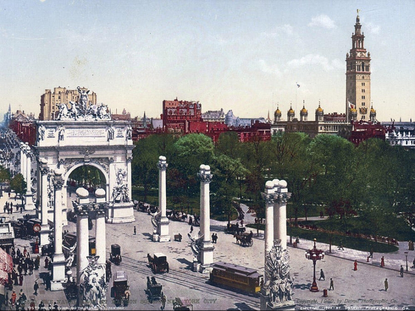 New York 1900 in color