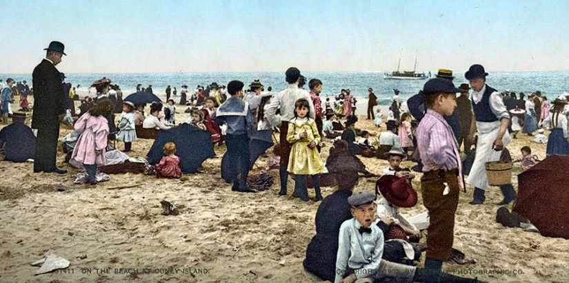 New York 1900 in color