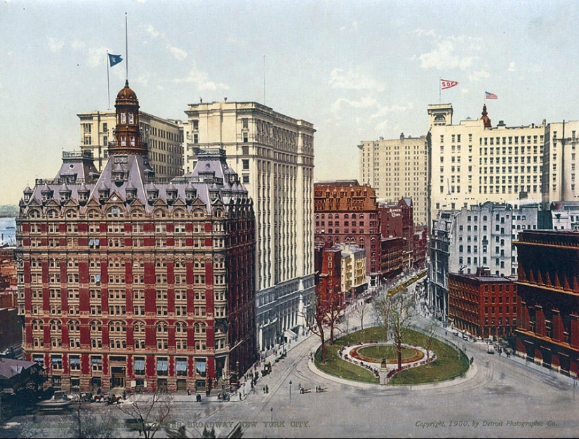 New York 1900 in color