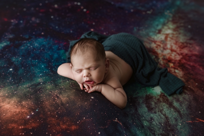 Newborn Grumpy Baby Breaks The Internet With Squishy Cheeks, Zero Smiles, And All Sass