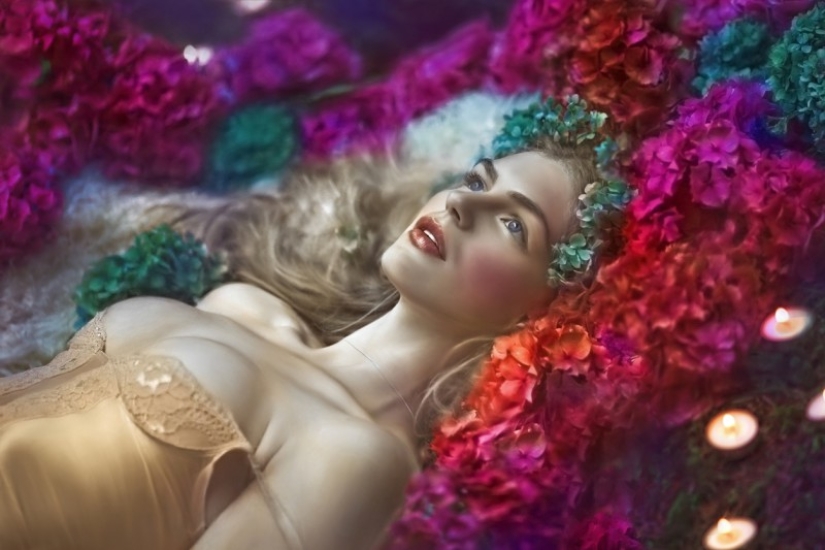 Ninfas del bosque de los mundos mágicos de Lamb Lorek